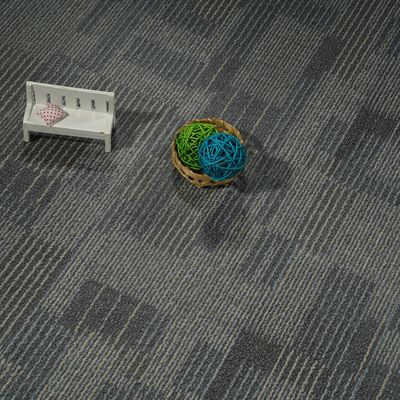 Innenraum SPC Vinyl Fußboden für Hotel Einfach zu installieren Teppich Design Handelsgewebtes Muster