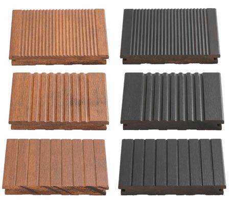 Außen-Schiebefeste Piso Bambu Strand Gewebte Kohlenstoffdichte Bambusdecks für Bambusböden
