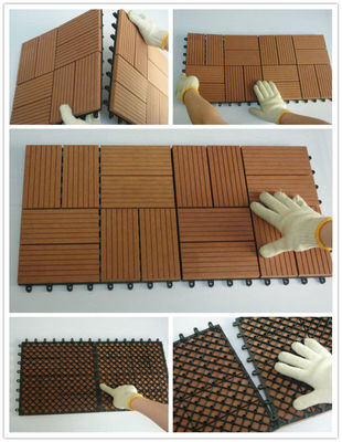 Schaffen Sie einen schönen Außenbereich mit WPC-Fliesen und langlebigen 300x300x22/25mm Deckfliesen