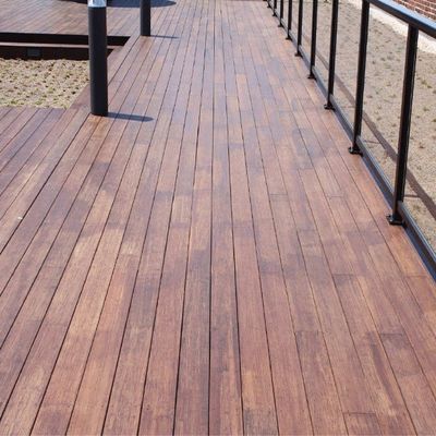 Hochglänzende Oberflächen Bambus-Decking-Verriegelungsteile für die Außendecking-Installation