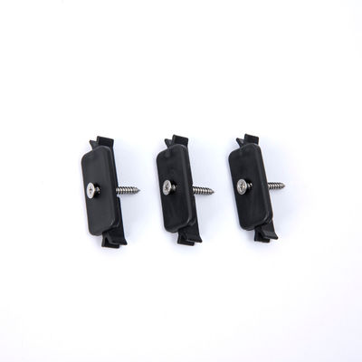 Rohstoff PP Kunststoff Wpc Decking Bodenbefestigungsmittel mit Edelstahl Material Clips