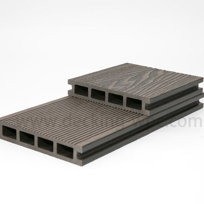 3D-geprägte Teakholzböden WPC-Decking für Outdoor-Gartenplatten im Hafen von Shanghai