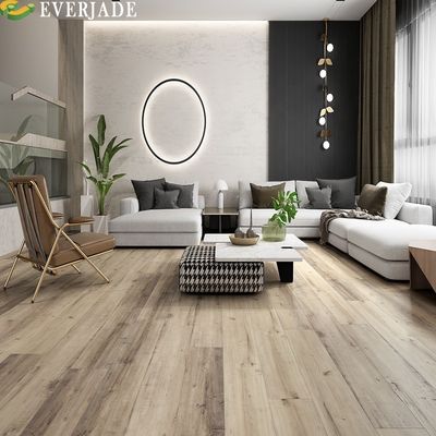 Mehrfarbiger, wasserdichter, starrer Laminat-Vinylboden mit Holztextur
