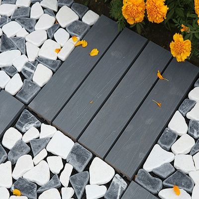 Marmorsteinfliesen für den Außenboden mit Sperrholzplattform und Aluminiumrahmen