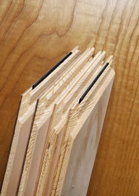 Moderne Design-Stil Hartholz Fischknochen Holz Fußbodenplatte mit gebauten Eichenholz