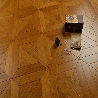 Wohnzimmer Holz Fußboden Planken mit Kunst Parket Design