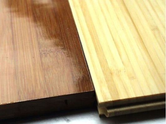 T G Stranggewebtes Bambus-Bodenparkett in natürlicher Farbe mit ISO14001 Zertifikat