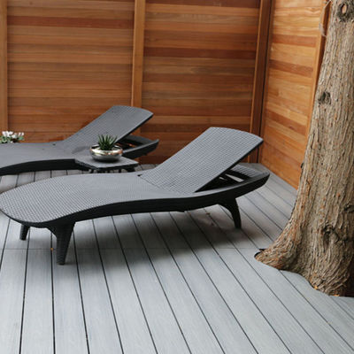 Umkehrbare 140x25mm Holz Suzhou Weiß Pool Decken Schiefer für DIY Verriegelung Deck