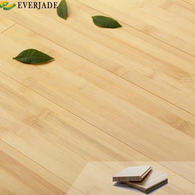 Innenraum über der Stufe / Holzuntergrund 12 mm 14 mm Naturfarb-Klick-System Bambusbodenbelag