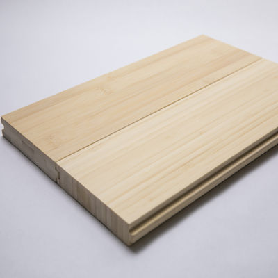 Innenraum über der Stufe / Holzuntergrund 12 mm 14 mm Naturfarb-Klick-System Bambusbodenbelag
