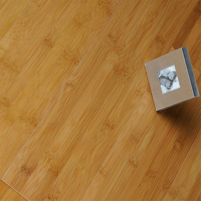 Innenraum über der Stufe / Holzuntergrund 12 mm 14 mm Naturfarb-Klick-System Bambusbodenbelag