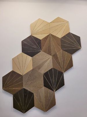 Holzfußboden von Parkett Boden Moderner Design 18mm Holzfußboden