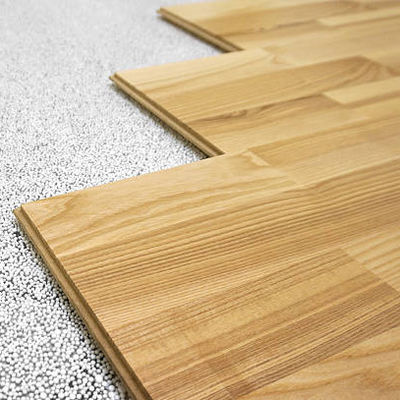 MDF-HDF-Laminatfußboden mit Holzfußbodenklebstoff