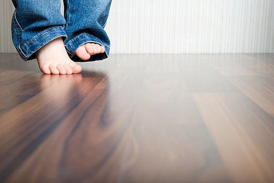 MDF-HDF-Laminatfußboden mit Holzfußbodenklebstoff