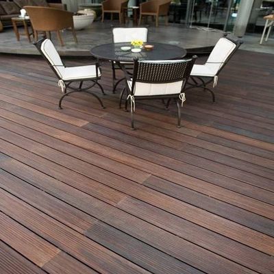 Projekte Massivholzkorn feuerfeste Moso-Bamboo-Decking-Boards