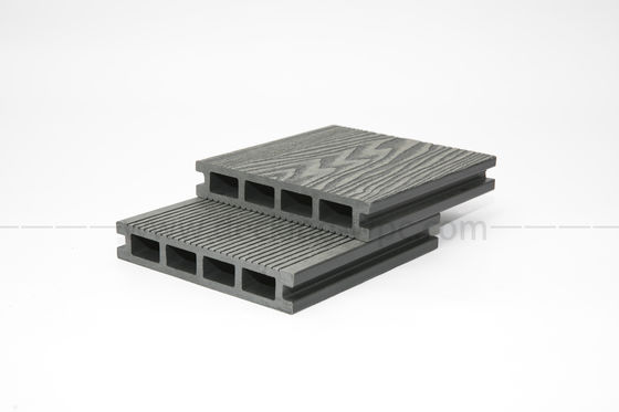 12 auffällige Farben für eine solide Struktur 3D-Tiefenprägter WPC-Außendeckboden