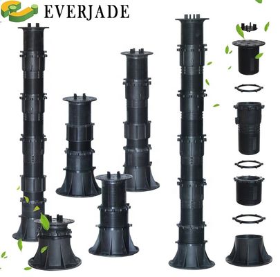 Kunststoff-Pedestal für Außendeckschienen Stützfläche Bodenbelag Maximaldurchmesser 200 mm
