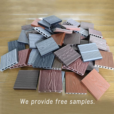 Solid Core Composite Decking Boards mit langer Lebensdauer und Online-Technischer Unterstützung