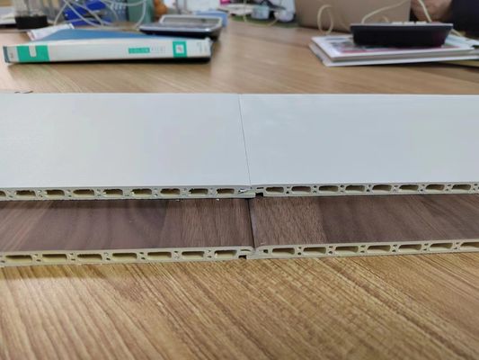 Bürodekorationsmaterial Umweltfreundlich Bambusfaser Holz PVC Verbundwandverkleidung