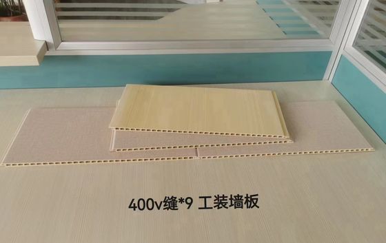 Bürodekorationsmaterial Umweltfreundlich Bambusfaser Holz PVC Verbundwandverkleidung