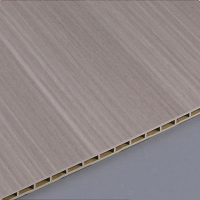 Wasserdichte Innendecken Bambusfaser PVC Holz Wandplatten für Design-Hausdekoration