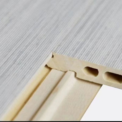 Wasserdichte Innendecken Bambusfaser PVC Holz Wandplatten für Design-Hausdekoration