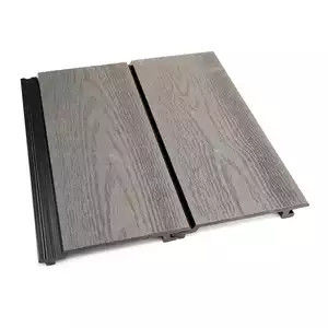 3D-PWC-Wandplatten aus Holz-Kunststoff-Verbundwerkstoff für einfache Außenwanddekorationslösung