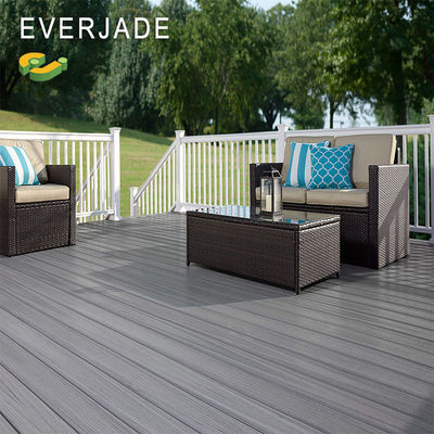Lange Lebensdauer Holz-Kunststoff-Verbundwerkstoff 150x25mm WPC-Decking für Rumanien Pool Jetty