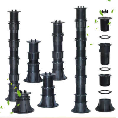 Verstellbarer Pflaster-Plast-Ständer-Basis Höhenbereich 75-1360mm für Bodenzubehör
