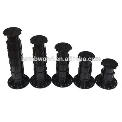 Verstellbarer Pflaster-Plast-Ständer-Basis Höhenbereich 75-1360mm für Bodenzubehör