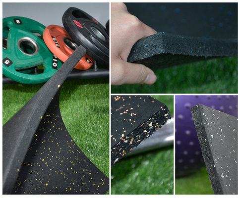 Gymnastik- und Tanzsport SBR EPDM Gummi Fußbodenmatte 3mm-15mm Dicke für maximalen Komfort