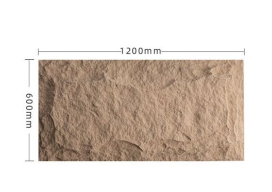 Leichtgewichts-Industrialstil PU-Falschpilzsteinwandplatten für Innenwände