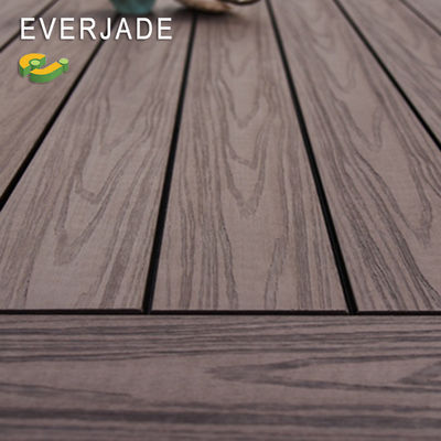 Außenbereich mit Everjade Cool Temp Piso Y Muro Desing B 1 PVC Decking