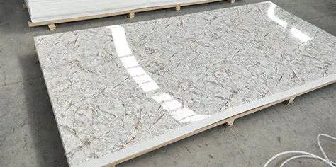 Mehrfarbige Marmorplatte für Boden, Duschwände und Arbeitsplatten Einfache Reinigung