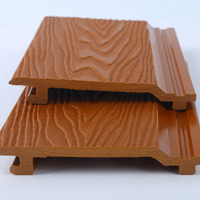 Außenwanddekorationsmaterial WPC-Panel mit Holzkorntextur und Sandfläche