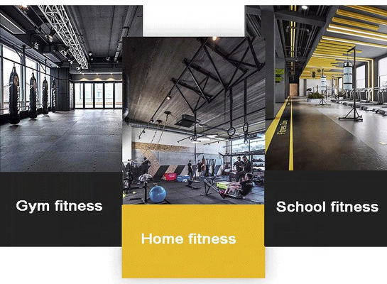 85% SBR-Granulate 15%EPDM-Granulate Gymnastikbodenverriegelung Gummi-Matte für Sport