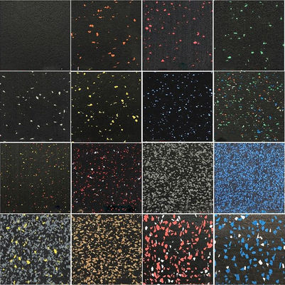 85% SBR-Granulate 15%EPDM-Granulate Gymnastikbodenverriegelung Gummi-Matte für Sport