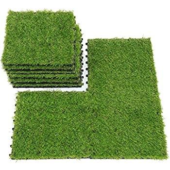 Verriegelung von Falschgrasfliesen für künstlichen Rasen Größe 300x300x22/25mm Abfluss