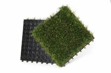 Verriegelung von Falschgrasfliesen für künstlichen Rasen Größe 300x300x22/25mm Abfluss