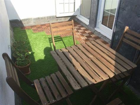 300x300x22/25 mm Größe Verzahnung von Deckingfliesen mit Holz-Kunststoff-Verbundböden