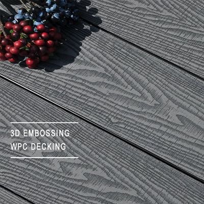 10,3%-1,4% Dichte Schnelldeck Holz Verbunddeckdeck Fliesen in isländischem Rauch Weiß