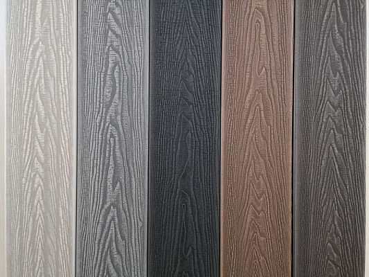 10,3%-1,4% Dichte Schnelldeck Holz Verbunddeckdeck Fliesen in isländischem Rauch Weiß