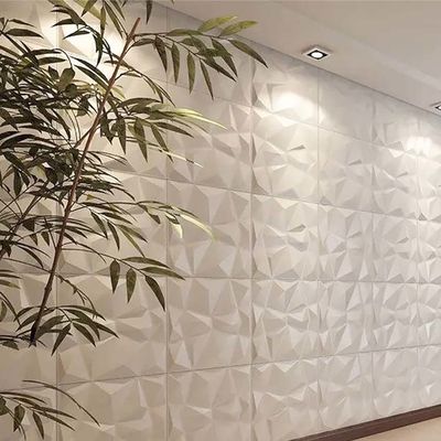Luxus Wohnzimmer TV Hintergrund 500mm*50mm PVC 3D Wandplatte mit modernem Design