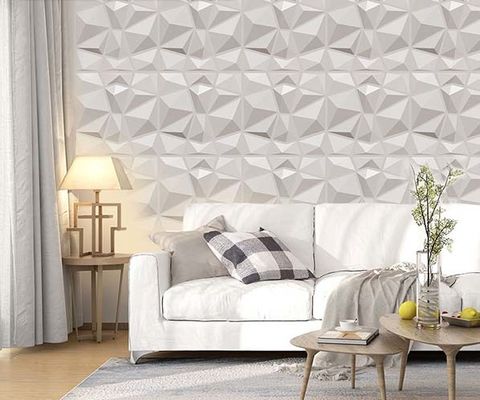 2023 Hochglanz PVC 3D Wandwand für Luxus Wohnzimmer TV Hintergrund bei Direct