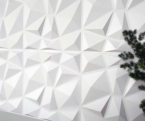 3D-Reliefhöhe 22mm Hochglanz Peel und Stick PVC Wandkunst-Panel für Sofa Hintergrund