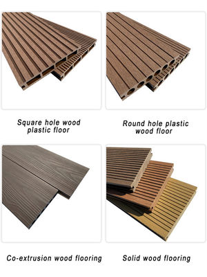 WPC-Decking Board für den Außenbereich über 18 mm Dicke mit Holzkornoberfläche